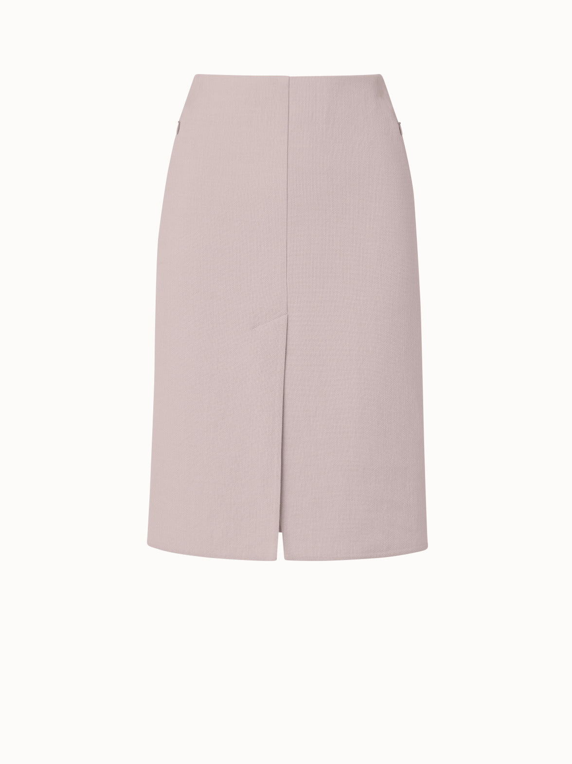 Techno Double-Weave Pencil Skirt