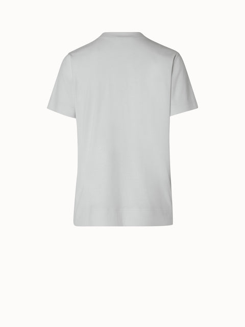 T-shirt Cotton Jersey Trapezoid Tulle Detail