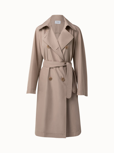 Water Repellent Double-Breasted Trench Coat