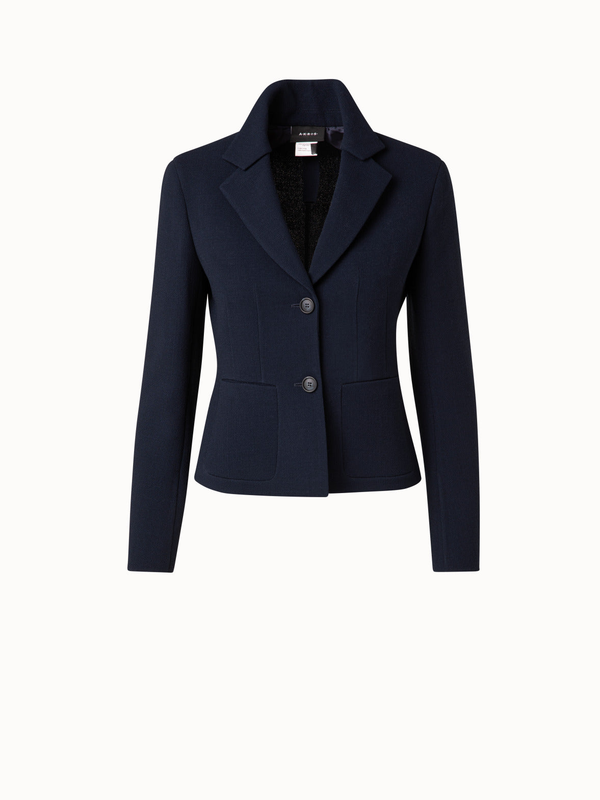 Blue short blazer online