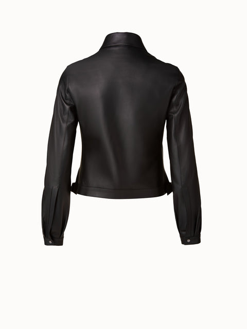 Lamb Nappa Leather Blouson Jacket