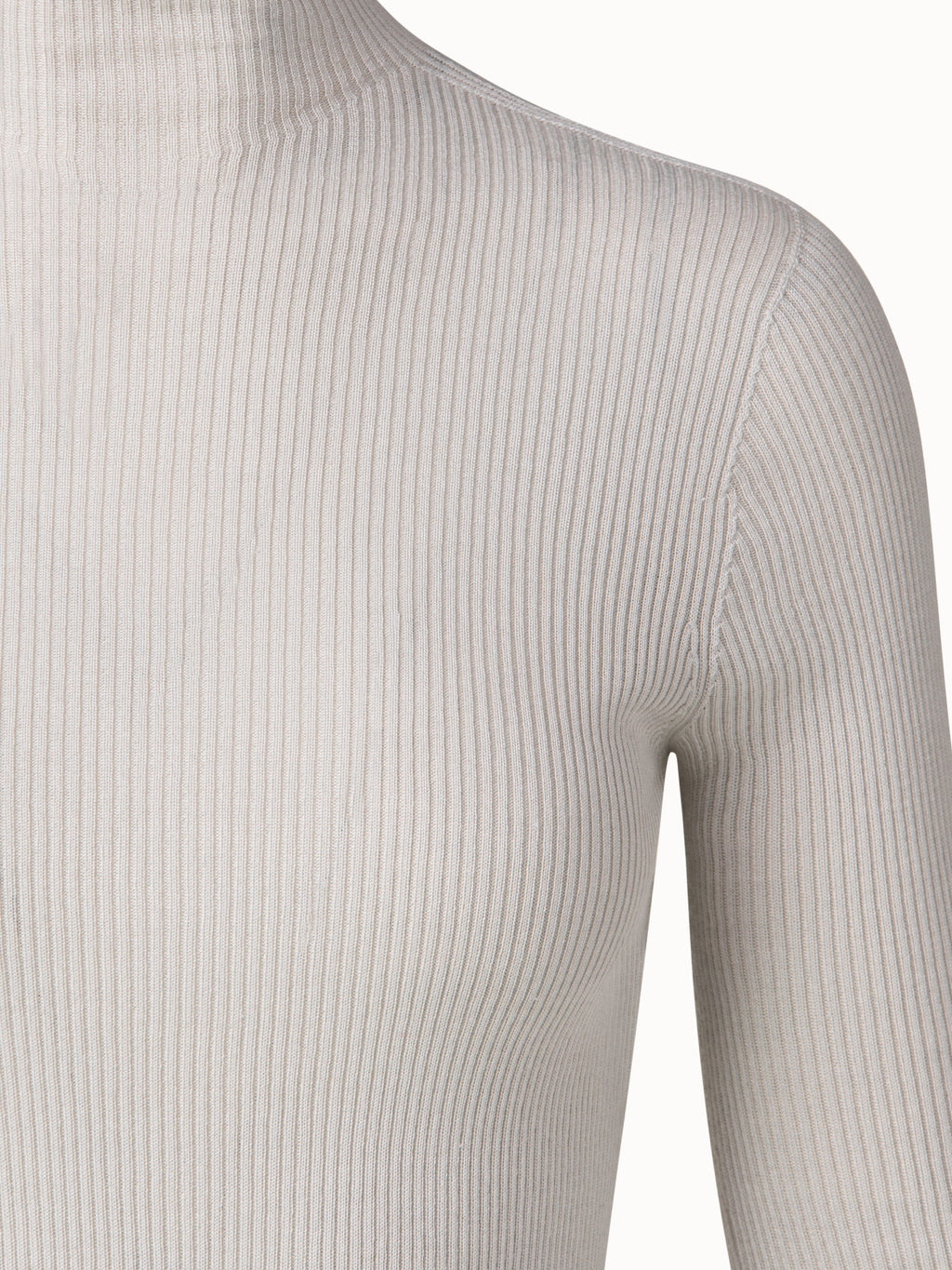 Seamless Cashmere Silk Knit Pullover