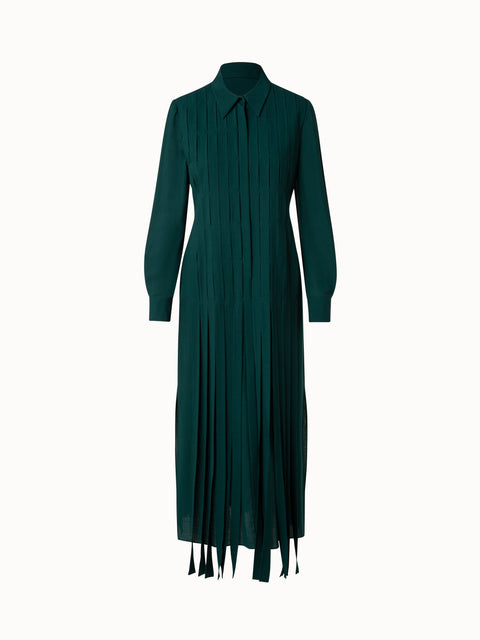 Wool Mousseline Maxi Dress