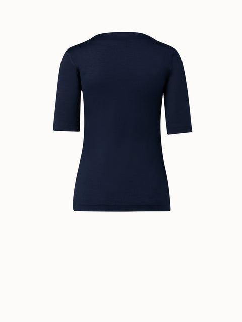 Modal Stretch Top with Square Neck