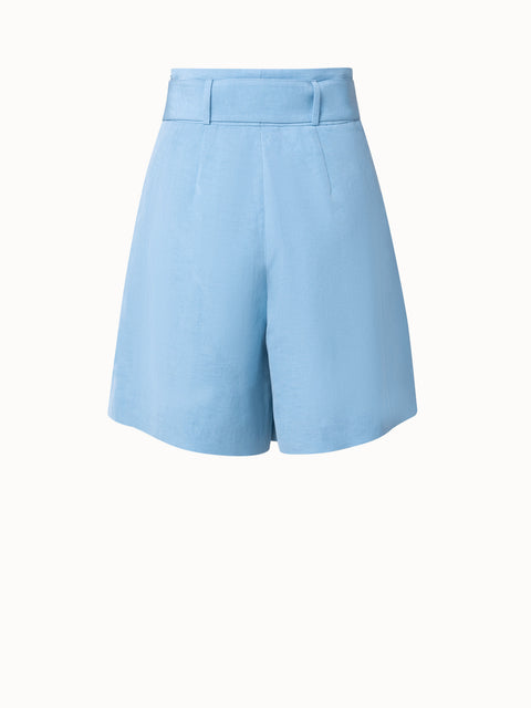 Fiorella Viscose Linen Blend Shorts