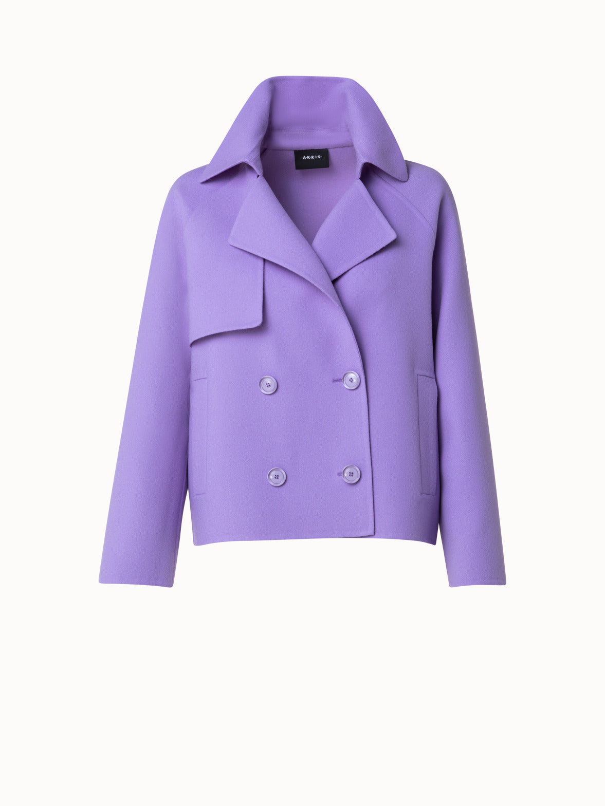 Purple wool cheap jacket