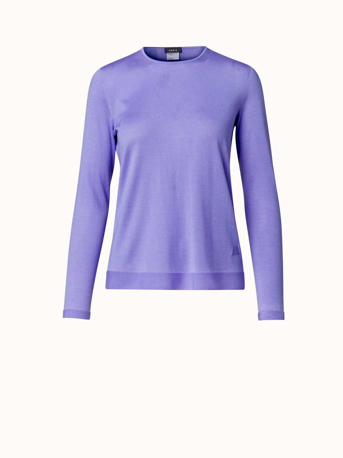 Seamless Cashmere Silk Knit Pullover