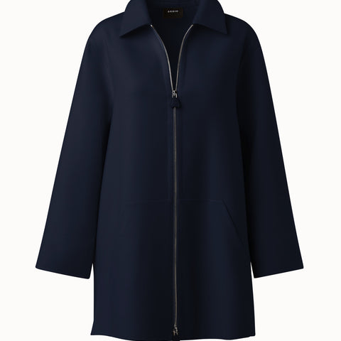 Cashmere Double-Face Short Coat