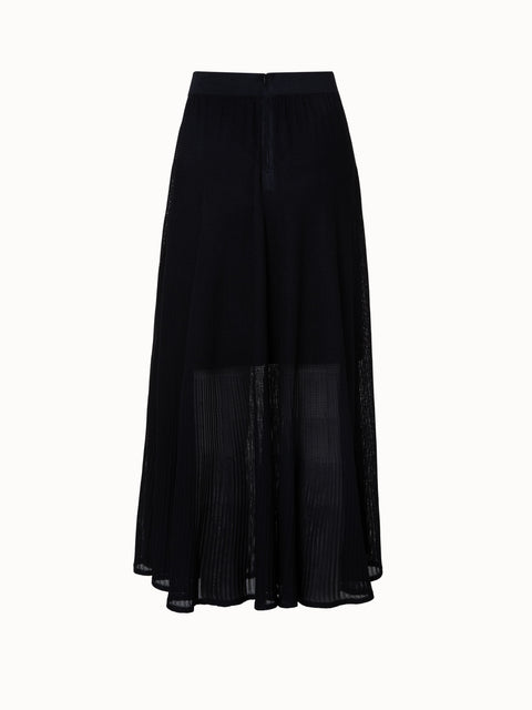 Silk Lace Long Skirt