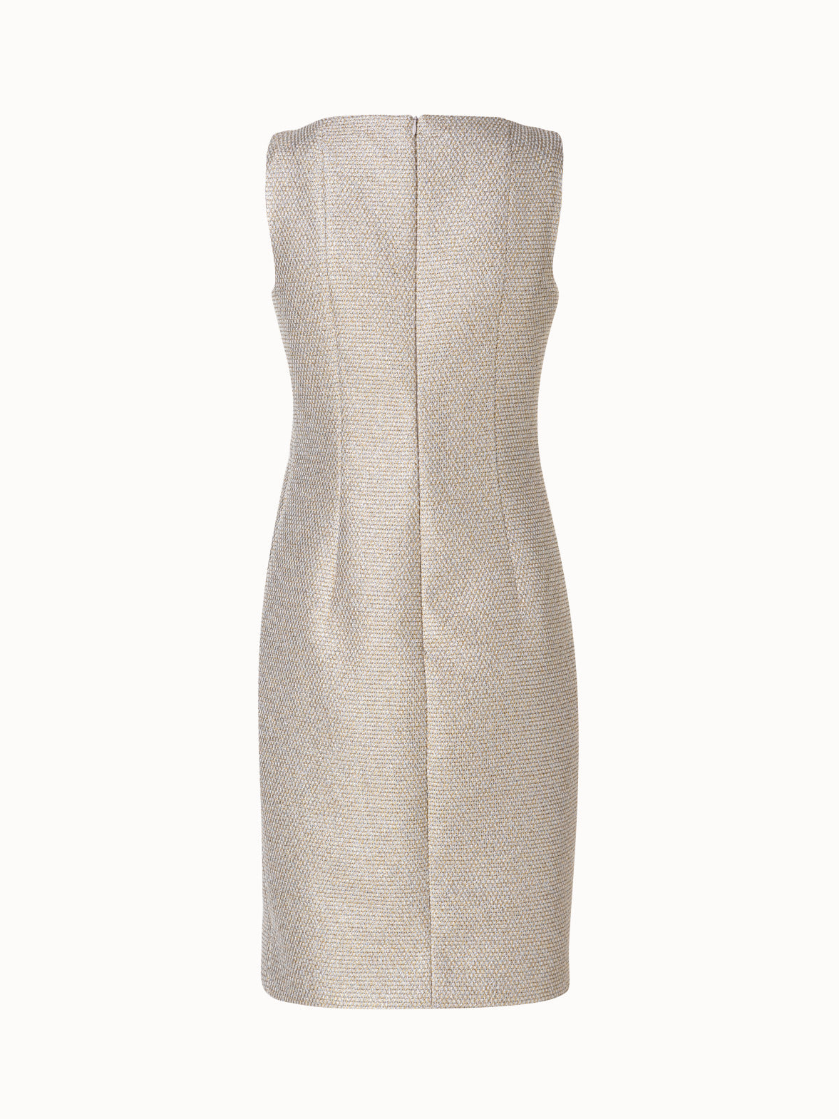 Zip-Up Lurex Tweed Dress - Women - Ready-to-Wear