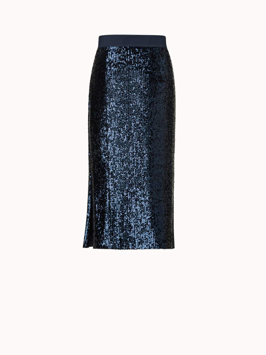 Blue sequin pencil skirt best sale