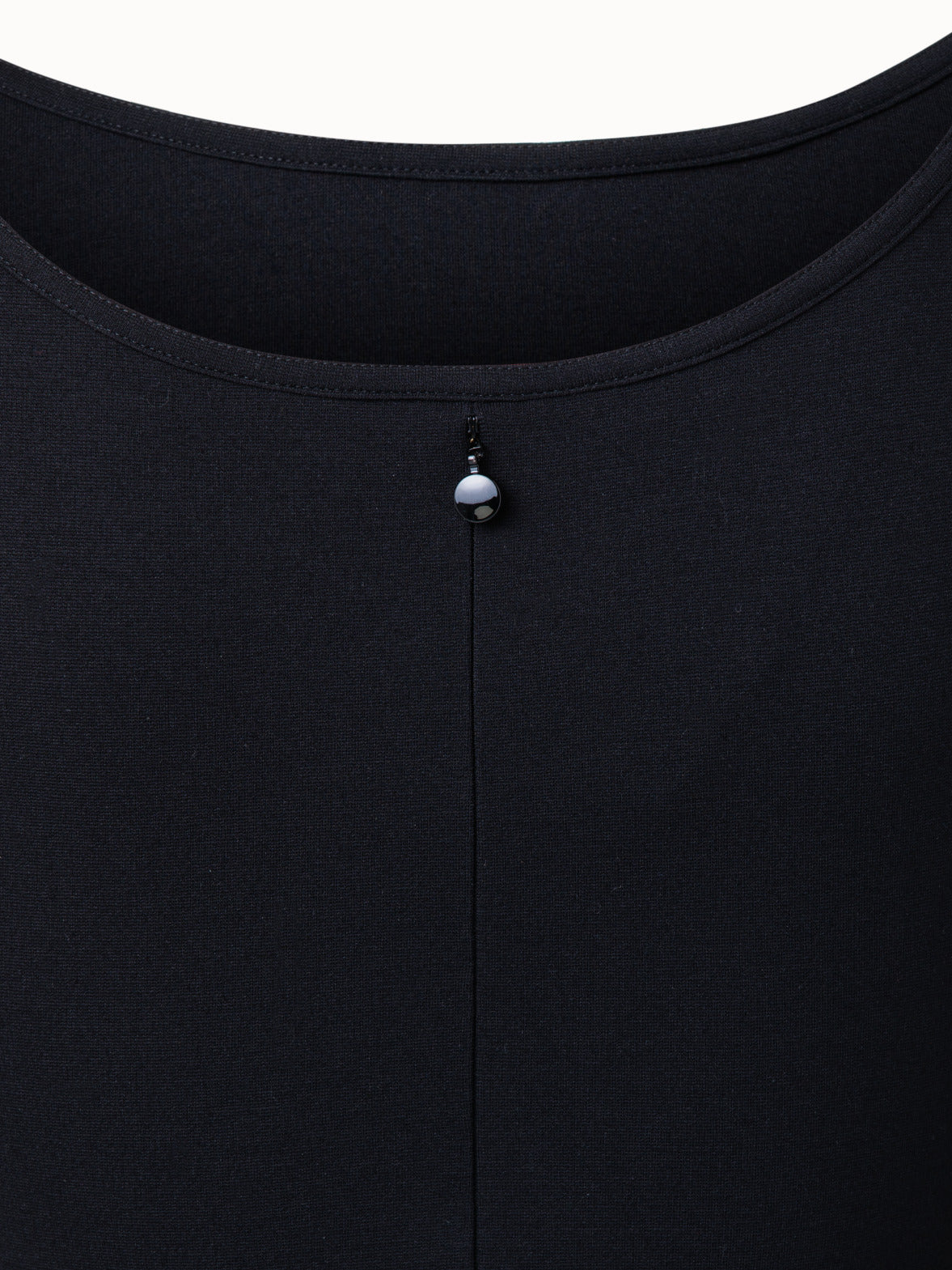 3/4-sleeve-top - black
