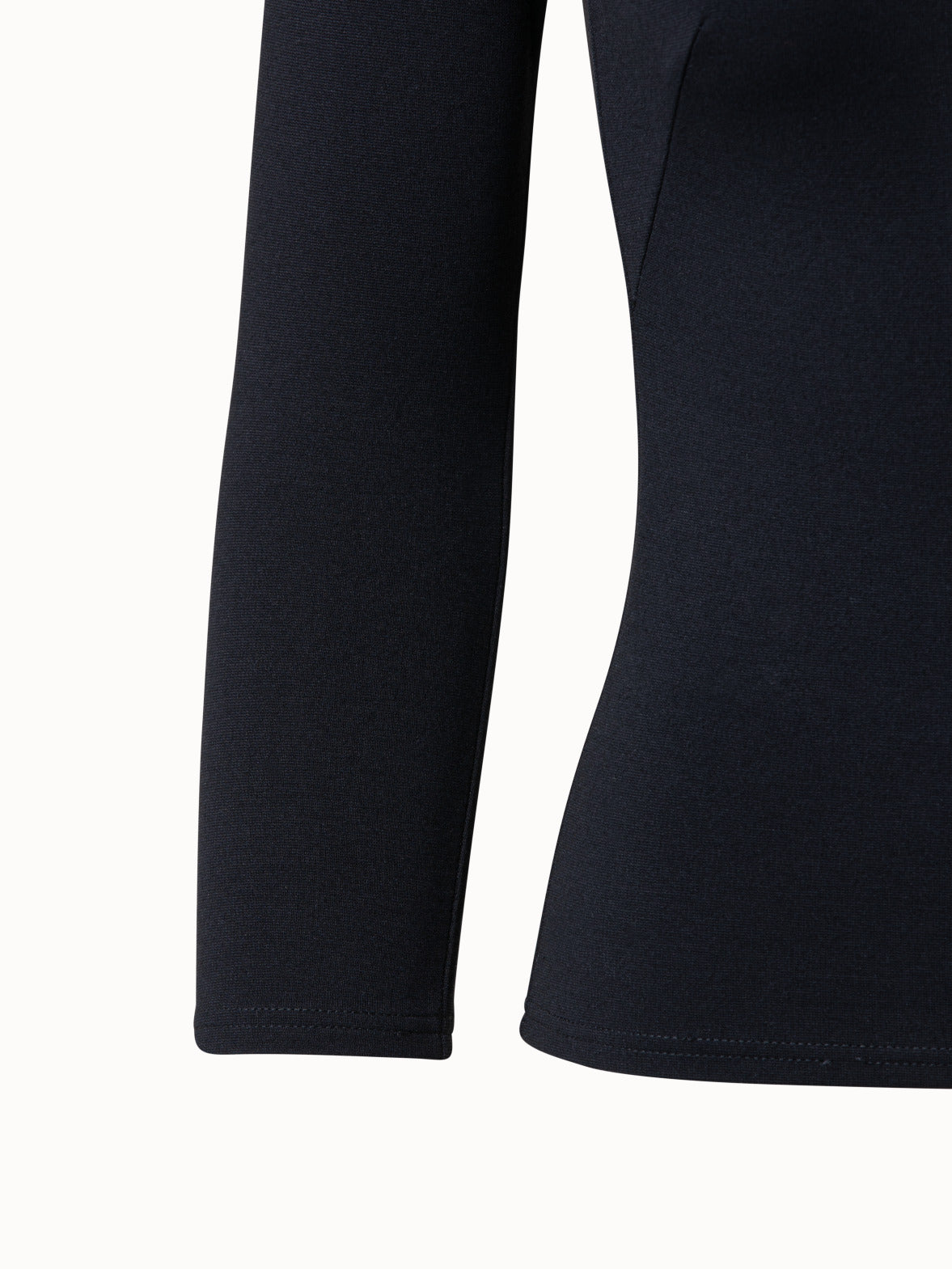3/4-sleeve-top - black