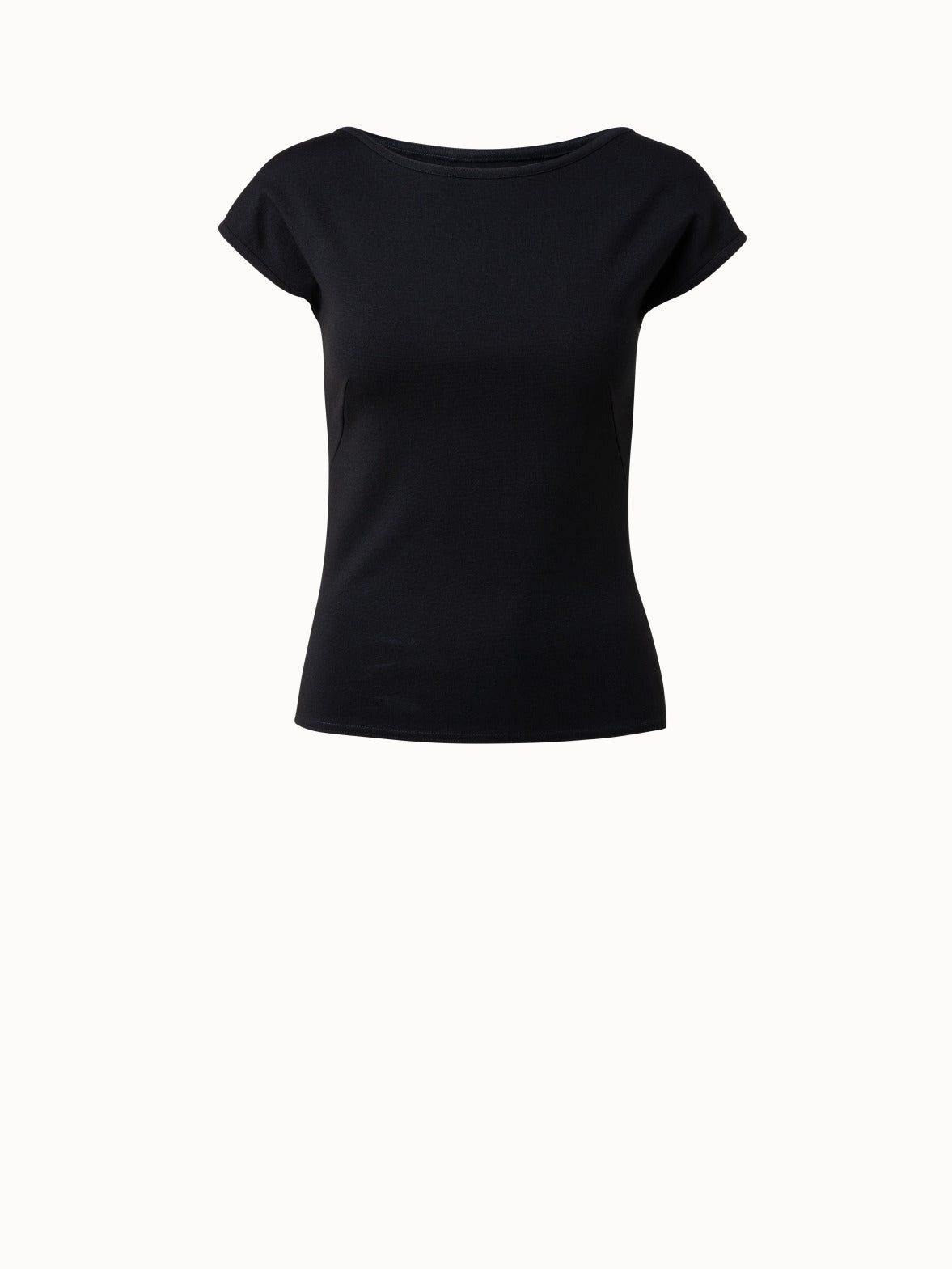 Cap-sleeve Top - black