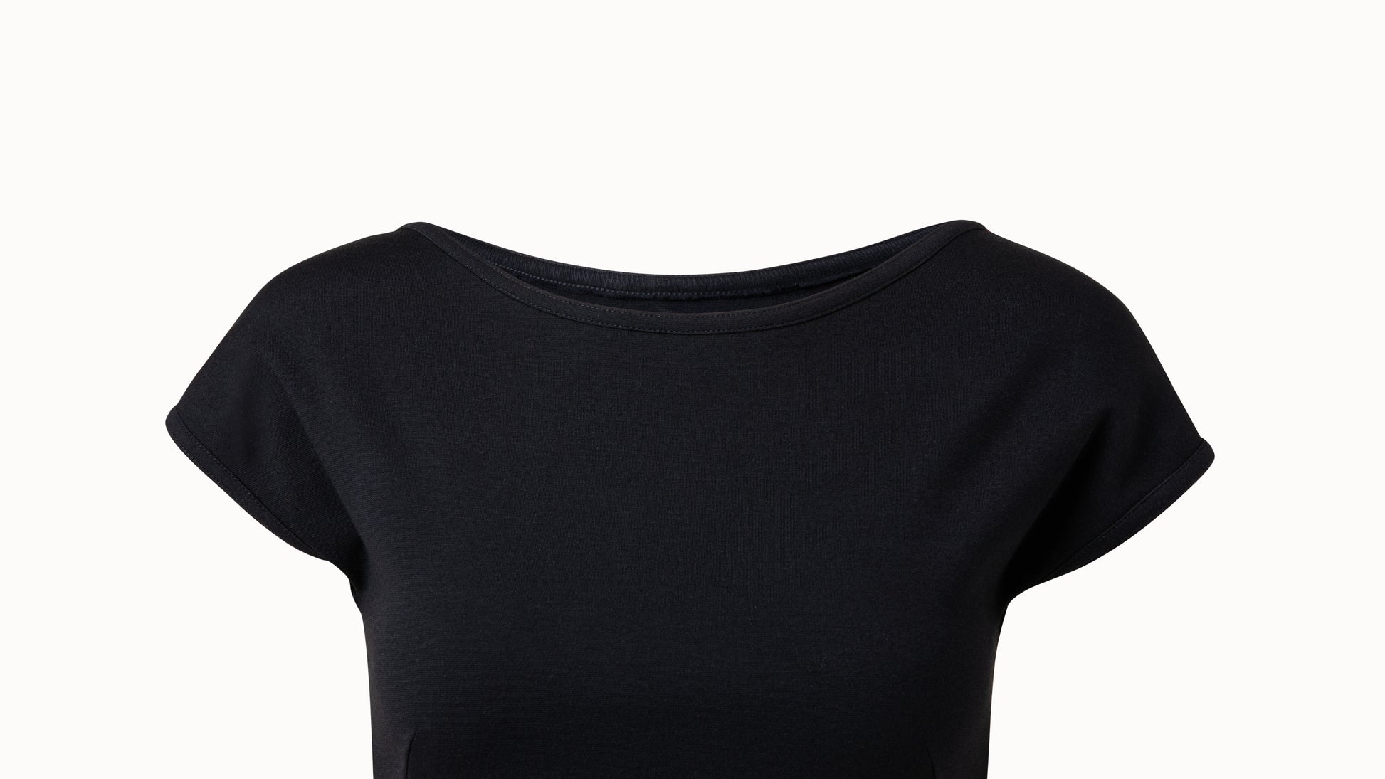 Cap-sleeve Top - black