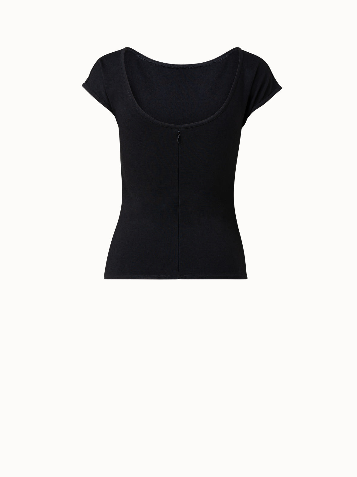 Cap-sleeve Top - black