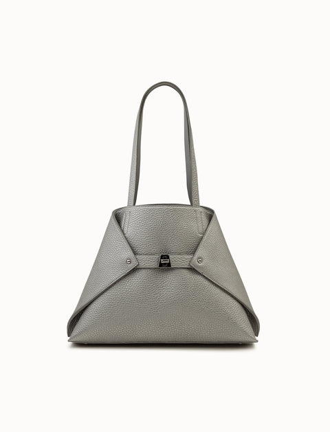 Small Reversible Two-Tone Leather Handbag